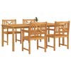 vidaXL Garden Dining Set 5 pcs Brown Solid acacia wood