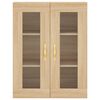 vidaXL Wall Mounted Cabinet Sonoma Oak 69.5x34x90 cm