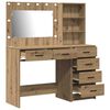 vidaXL Dressing Table Brown 78.5 x 41 x 135 cm Engineered wood