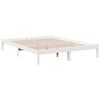 vidaXL Extra Long Bed Frame without Mattress White 160x220 cm Solid Wood Pine