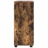 vidaXL Bathroom Cabinet with Storage Smoked Oak 60 x 35 x 80 cm