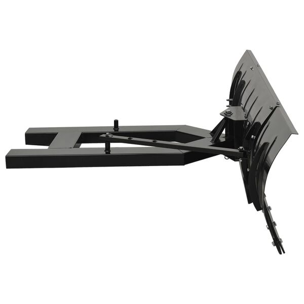vidaXL Snow Plough for Forklift 200x48 cm Black