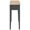 vidaXL Dressing Console Table Black 79x30x74 cm Wood