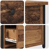 vidaXL Bedside Cabinet Brown 40 x 36 x 60 cm Solid Reclaim Wood