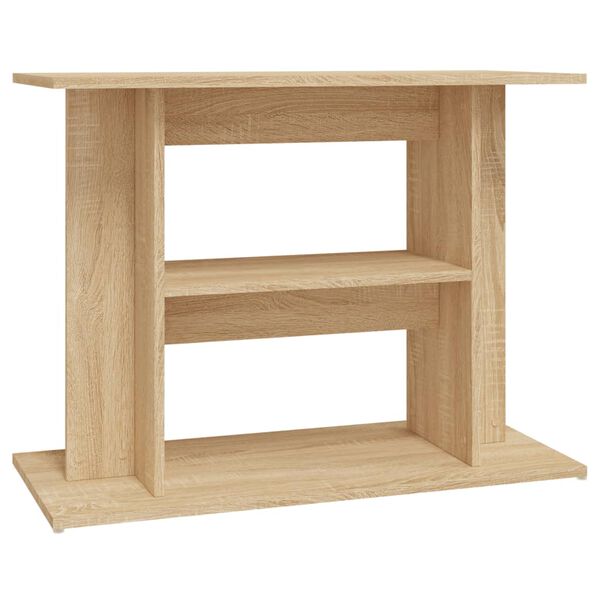 vidaXL Aquarium Stand Sonoma Oak 80x35x60 cm Engineered Wood