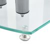 Aluminum Speaker Stands Transparent Safety Glass 2pcs
