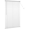 vidaXL Window Blind with Curtains Manual Silver Aluminium