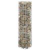 vidaXL Circular Gabion Pole Galvanised Steel Ø30x100 cm