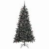 vidaXL Artificial Christmas Tree with 300 LEDs with Stand Green 210 cm