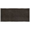 vidaXL Table Top Dark Brown 140x60x(2-6) cm Treated Solid Wood Live Edge