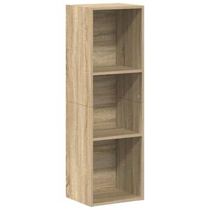 vidaXL Book Cabinet | Sonoma oak | Engineered wood | Medium | Book Cabinet