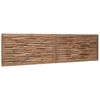 vidaXL Headboard Wall-mounted Natural 160 cm Solid Teak Wood