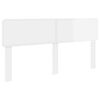 vidaXL Headboard Gloss White Engineered wood