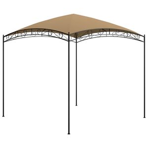 vidaXL Gazebo 3x3x2.65 m Taupe 180 g/m&sup2;