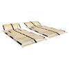 vidaXL Bed Slatted Base | Natural Wood | Beechwood frame, Birch slats