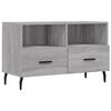 vidaXL TV Cabinet Grey Sonoma 80x36x50 cm Engineered Wood