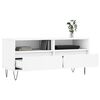 vidaXL TV Cabinet White 100x34.5x44.5 cm Engineered Wood