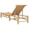 vidaXL Sun Lounger 55x199x30 cm Bamboo
