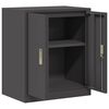 vidaXL Storage Cabinet Black 60 x 40 x 70 cm Steel