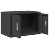 vidaXL Storage Cabinet Black 60 x 40 x 40 cm Cold-Rolled Steel