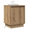 vidaXL Bedside Cabinet Artisan Oak 39 x 34.5 x 50 cm Engineered wood