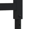 vidaXL Adjustable Work Bench Frames 2 pcs Metal 55x(69-95.5) cm Black