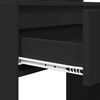 vidaXL Bedroom Dressing Tables with Drawer Black 80 x 39.6 x 135 cm