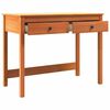 vidaXL Desk with Drawer Max Brown 100 x 50 x 78 cm Solid Pine Wood
