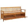 vidaXL Garden Storage Bench 170 cm Solid Acacia Wood