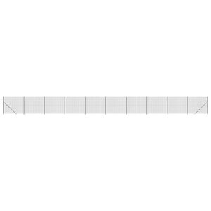 vidaXL Wire Mesh Fence with Flange Anthracite 1.6x25 m