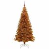 vidaXL Christmas Tree with 300 LEDs with Stand Gold 210 cm PET