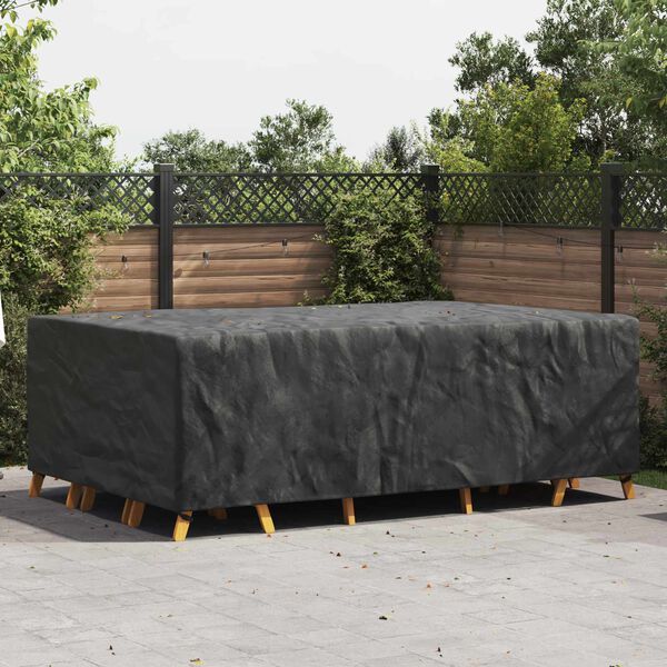 vidaXL Furniture Cover Plain Black 300 x 200 x 90 cm 210D
