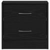 vidaXL Bedside Cabinet Black Oak 40x30x40 cm Engineered Wood