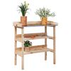 vidaXL Plant Table with Shelves 78x38x82.5 cm Solid Wood Fir