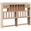 vidaXL Bookcase Bed without Mattress 140x190 cm Solid Wood Pine
