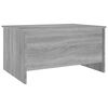 vidaXL Coffee Table Grey Sonoma 80x55.5x41.5 cm Engineered Wood