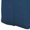 vidaXL Back Pillow Blue 120 x 24 x 50 cm Fabric