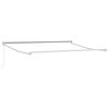 vidaXL Retractable Awning Manual White 350 x 250 cm Fabric