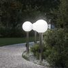 vidaXL Bollard Lights with Outlet 3 pcs 80 cm Stainless Steel IP44