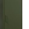 vidaXL Highboard Olive Green 36x39x113 cm Steel
