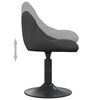 vidaXL Bar Stool Black Velvet