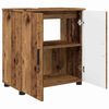 vidaXL Bathroom Furniture Set 3 pcs Old Wood Engineered wood & Metal