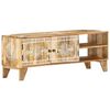 vidaXL TV Cabinet 110x30x40 cm Solid Wood Mango