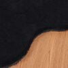 vidaXL Faux Rabbit Fur Rug Olite Black 60 x 90 cm Polyester