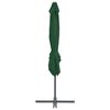 vidaXL Garden Parasol with Portable Base Green