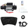 vidaXL Electric Winch PVC Black