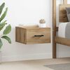 vidaXL Bedside Cabinet Artisan oak 35 x 35 x 20 cm Engineered wood