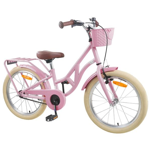 vidaXL Kids Bike 20'' for 6-11 Years Old Light Pink