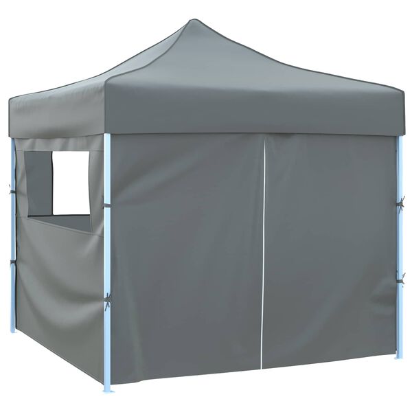 vidaXL Party Tent Folding Anthracite 291 x 291 x 315 cm Oxford Fabric