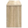 vidaXL Wall-Mounted Coat Rack with Shelf Sonoma Oak 80 x 20 x 30 cm